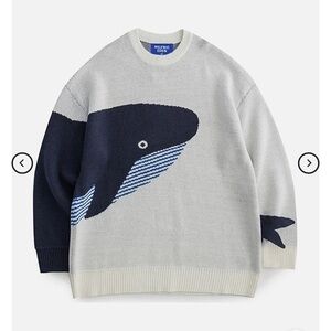 Aelfric eden“the loneliest whale sweater” knit sweater size medium